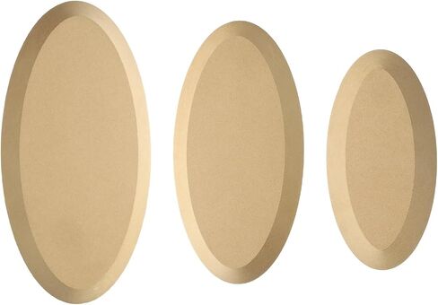 HARFINGTON 3Pcs Pottery Mould Tools Oval Ceramic Plate Forming Mould 3 Sizes Handbuilding Dishes Plate Press Slump and Hump Mould for Clay Making Craft in Saudi Arabia
