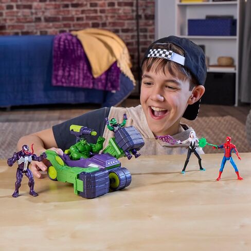 AVENGERS Marvel VenomVersus Epic World of Action Hulk Blast & Smash Truck Figure & Vehicle Set, 4-Inch Super Hero Toys for Kids Ages 4+ in Saudi Arabia