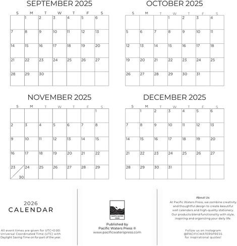 2026 Wall Calendar | 12" x 24" Open | Nature Photography Thick & Sturdy Paper for Organizing & Planning | Office Kitchen Decor or Gift | Pacific Waters Press (Hawaii) in Saudi Arabia