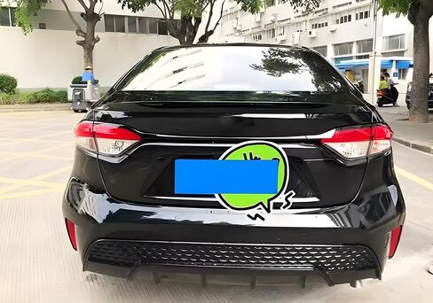 ERIDANUS Auto Accessories for Toyota Levin 2019-2024 Vehicle Rear Spoiler (Blue) ABS 1PCS in Saudi Arabia