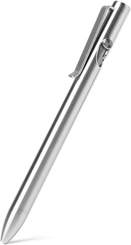 Titanium Bolt Action Pen - Standard Length - 100% Made in the USA - All-Metal Construction - Guaranteed for Life in Saudi Arabia