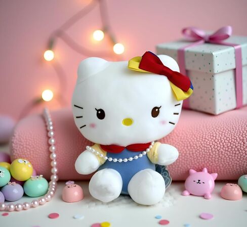 Kitty Plush 10 "kitty plushie cute toy toy animal animal doll esitens absyman (الكلاسيكية) in Kuwait