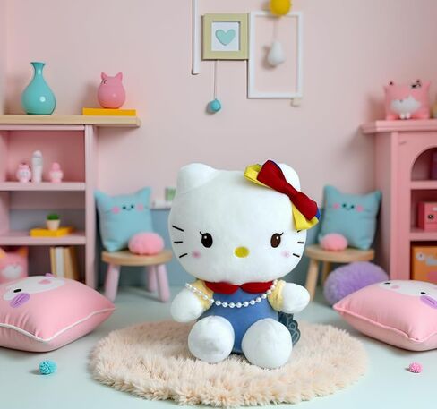 Kitty Plush 10 "kitty plushie cute toy toy animal animal doll esitens absyman (الكلاسيكية) in Kuwait