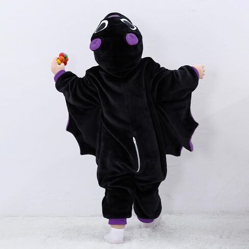 DCOHMCH TODDLER BABY BAT COSTUME CUTE مقنعين أجنحة بذرة in Kuwait