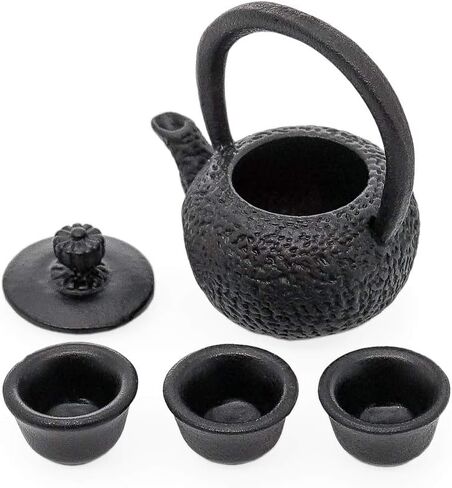 Odoria 1/12 Miniature اليابانية شاي شاي غلاية ومسكات الشاي دمية الديكور in Saudi Arabia