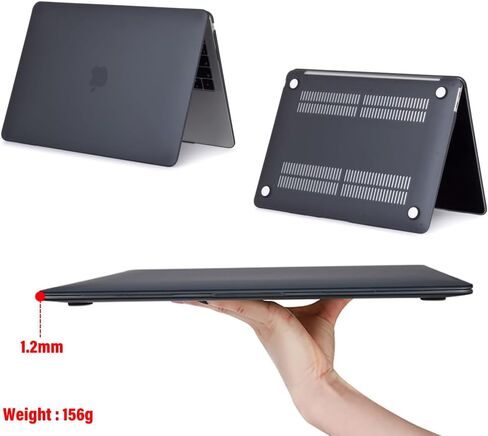 علبة Frosted for Macbook Air 13.3 بوصة 2018 2020 ، Model A1932 A2179 A2337 - علبة غلاف قذيفة محمول من الكمبيوتر المحمول من البلاستيك المرن لـ MacBook Air 13.3 بوصة in Saudi Arabia