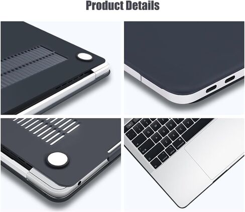 علبة Frosted for Macbook Air 13.3 بوصة 2018 2020 ، Model A1932 A2179 A2337 - علبة غلاف قذيفة محمول من الكمبيوتر المحمول من البلاستيك المرن لـ MacBook Air 13.3 بوصة in Saudi Arabia