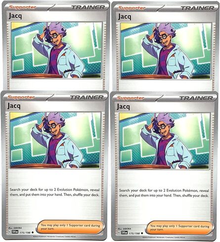 JACQ 175/198 - Scarlet & Violet - Pokemon Trainer X4 Card Set - PlaySet 4x in Saudi Arabia