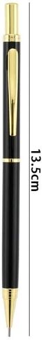 Mroudul Luxury Full Metal Mechanical Pencil 0.5mm lead Gold Silver Pen حامل القلم مع مربع الهدايا الرسم الرسم بقلم رصاص قرطاسية كورية (ذهبية) in Kuwait