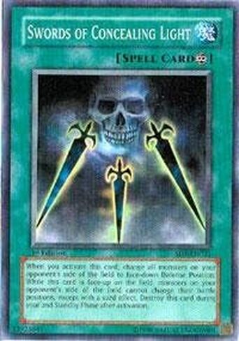 Yu-Gi-Oh! - Swords of Concealing Light (SD5-EN031) - Structure Deck 5: Warrior's Triumph - 1st Edition - Common in Saudi Arabia