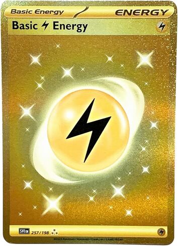 Pokemon - Lightning Energy 257/198 - Scarlet & Violet - Gold Secret Rare in Saudi Arabia
