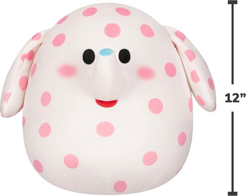 Squishmallows Original 12in Rudolph The Red-Nosed Reindeer Spotted Elephant – Official Jazwares Plush (Medium-Sized) in Saudi Arabia