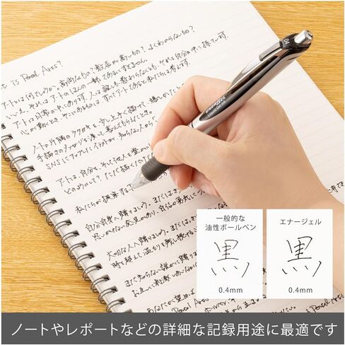 قلم حبر جاف إنيرجيل من بينتيل BLN75AW، 0.5 قاعدة سوداء لؤلؤية، 10 قطع in Kuwait