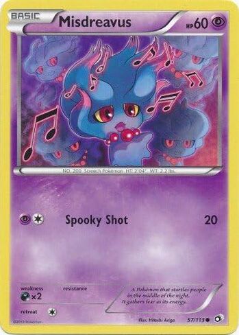 Pokemon - Misdreavus (57/113) - Legendary Treasures in Saudi Arabia