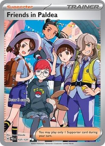 Pokemon - أصدقاء في Paldea 137/131 - التطورات المنشورية - بوكيمون الطفل - بطاقة واحدة in Saudi Arabia