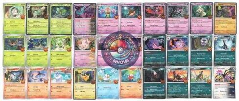 Pokemon Trick أو Trade 2024 - مجموعة كاملة من البطاقات - Pikachu Munkidori Cosmos Holo in Saudi Arabia