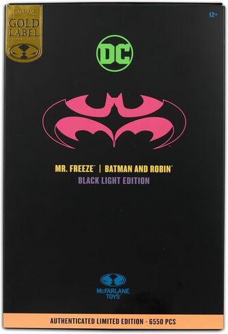 Batman & Robin DC Multiverse Action Figure Mr. Freeze (Black Light Edition) (Gold Label) 18 cm in Saudi Arabia