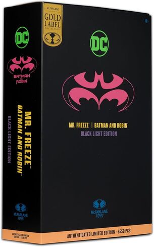 Batman & Robin DC Multiverse Action Figure Mr. Freeze (Black Light Edition) (Gold Label) 18 cm in Saudi Arabia