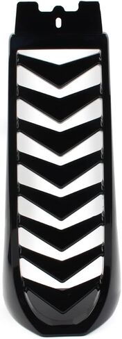 Lirun Motorbike Spoiler Chin Fairing ABS Gloss Black Lower Radiator Cover Accessaries for Harley For Softail For Street bob Breakout Fat Bob 2018-2021 Model, Gloss Black Powersport in Saudi Arabia