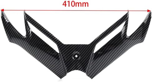 Lirun Aerodynamics Wind Winglet Front Cowl Spoiler Fairing Cover Accessories Carbon Fiber Pattern ABS For Kawasak Ninja 300 Ninja 250 NINJA300/250 13-17 Motorcycle in Saudi Arabia