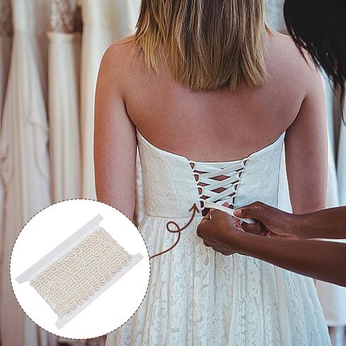 FREEBLOSS 10 Yards Corset Loops Corset Lacing Women's Wedding Dress Corset Kit Cotton Corset String Replacement Corset Lacing Ribbon for Prom Form Dress in Saudi Arabia