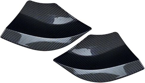 Lirun Car Left & Right Fins Spoiler Canards, Rear Bumper Side Splitter Canard Lip Side Canard ABS For Mercedes Benz A Class W176 A45 2013-2018, Carbon Fiber in Saudi Arabia