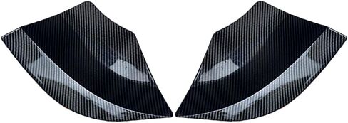 Lirun Car Left & Right Fins Spoiler Canards, Rear Bumper Side Splitter Canard Lip Side Canard ABS For Mercedes Benz A Class W176 A45 2013-2018, Carbon Fiber in Saudi Arabia