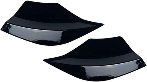 غطاء المفسد الجانبي للسيارة Lirun Car ، ABS Bumper Spoiler Splitter Splitter Diffuser Protection 1 زوج لمرسيدس بنز A Class W176 A180 A200 A250 2013-2018 ، Black Glossy in Saudi Arabia