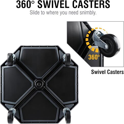 Olympia Tools 82-738 Adjustable Hydraulic Work Stool, Black in Kuwait