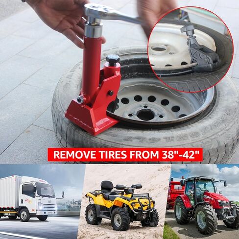 BESTOOL Manual Tire Bead Breaker with Handle and Rubber Pad, Tire Change Tool for Aluminum Alloy Hubs, ATV Tire Operation, Tractors, Trucks, Cars, Heavy Duty Tires Car Repair (Handle Patented) in Kuwait