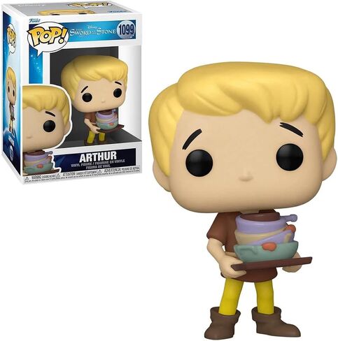 Funko POP Disney: Sword in The Stone - Arthur [Wart] Pop! Vinyl Figure (Bundled with Compatible Pop Box Protector Case), Multicolored, 3.75 inches in Saudi Arabia