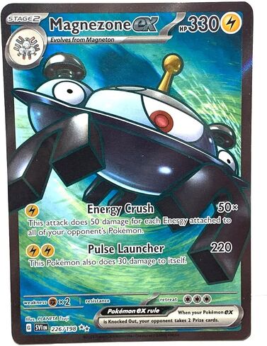 Pokemon - Magnezone 226/198 - Scarlet & Violet - Ultra Rare - Holo Full Art in Saudi Arabia