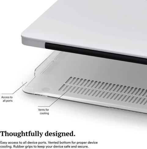 متوافق مع MacBook Pro 13 بوصة اللمس شريط/بدون شريط اللمس A1708 A1706 A1989 A2159 Clear Case Hard Cover in Saudi Arabia