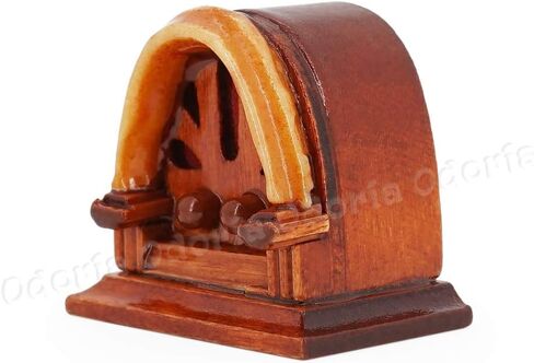 Odoria 1/12 Miniature Vintage Radio Dollhouse Decoration Accessories in Saudi Arabia