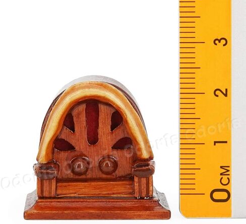 Odoria 1/12 Miniature Vintage Radio Dollhouse Decoration Accessories in Saudi Arabia