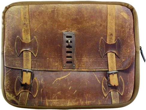 BIN Buddy 16" Laptop Sleeve | Vintage Briefcase Aesthetic | Robust Neoprene Protection | Iconic Skull & Roses Artwork in Saudi Arabia