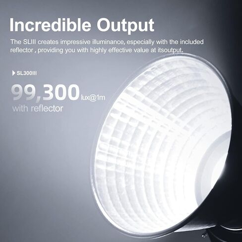 مصباح فيديو Godox SL150III LED، SL150W III 5600K±200K CRI96+ TLCI97+، إضاءة إخراج مستمرة متوازنة مع ضوء النهار مع 8 تأثيرات FX in Kuwait