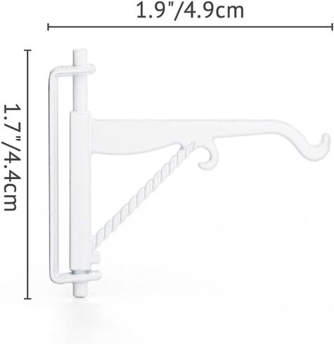 Odoria 1/12 Dollhouse Plant Hook Hanger Miniature Decoration Accessories, White in Saudi Arabia
