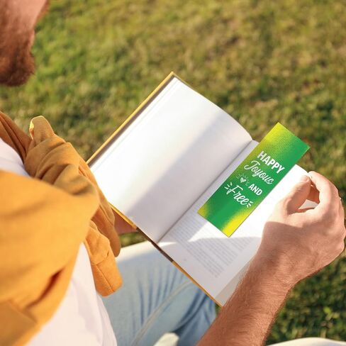 200 Pcs Sobriety Gifts Sobriety Bookmarks Bulk Encouragement Motivational Paper Bookmarks Inspirational Christmas Book Marks Gifts for Classroom in Saudi Arabia
