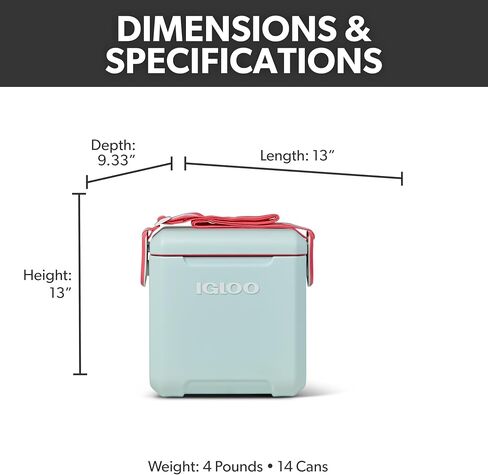 Igloo 11 Qt Tag Along Too Strapped Picnic Style Cooler in Saudi Arabia