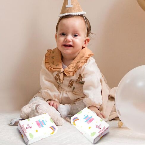 10 Sheets 1st Birthday Wrapping Paper for Girls, 27x16 Inch First Pink Happy Birthday Packaging Tissue Paper for Baby Shower Party Favors Gift Wrap (Style 3) in Kuwait