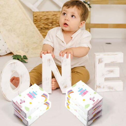 10 Sheets 1st Birthday Wrapping Paper for Girls, 27x16 Inch First Pink Happy Birthday Packaging Tissue Paper for Baby Shower Party Favors Gift Wrap (Style 3) in Kuwait