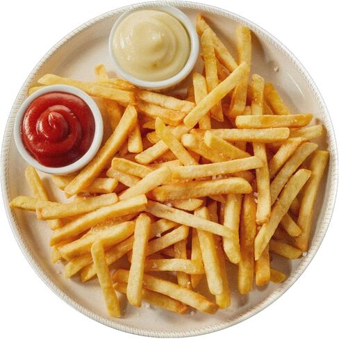 Fries Round Mouse Pad Small Gaming Mousepad Desk Mat Stitched Edges 9.8 X 9.8 Inch for Home Office in Kuwait