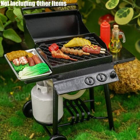 Odoria 1/12 Miniature BBQ Grill Dollhouse Decoration Accessories in Saudi Arabia
