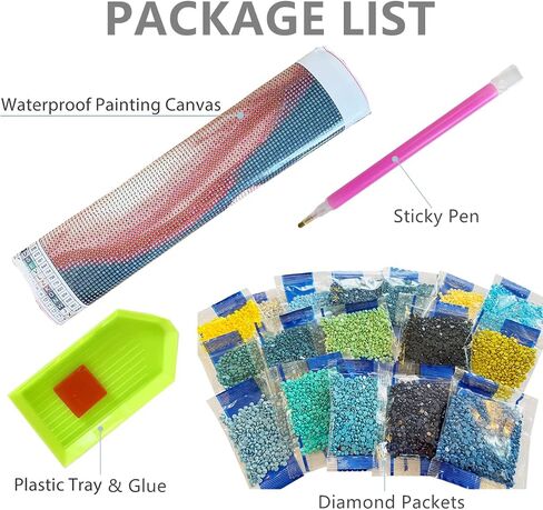 مجموعات الرسم الماسي الكبيرة للبالغين DIY 5D تدريبات كاملة مستديرة من الكريستال راينستون الماس Art Diy Craft Decor in Saudi Arabia
