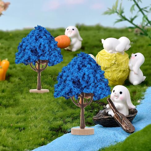 HOMSFOU Grass Scatter 1 Bottle Scenery Basing Material Grass Cashmere Powder Fake Grass Clay DIY Dress Tree Flower Static Grass Dressing Scatter Flock for Miniatures Model Blue in Saudi Arabia