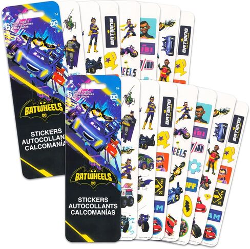 حفلات Batwheels Party Favors for Boys & Girls Bundle ~ 12 ورقة ملصقات Batwheels للأطفال Birthday Party Goodie Bags | ملصقات باتمان للأطفال in Saudi Arabia