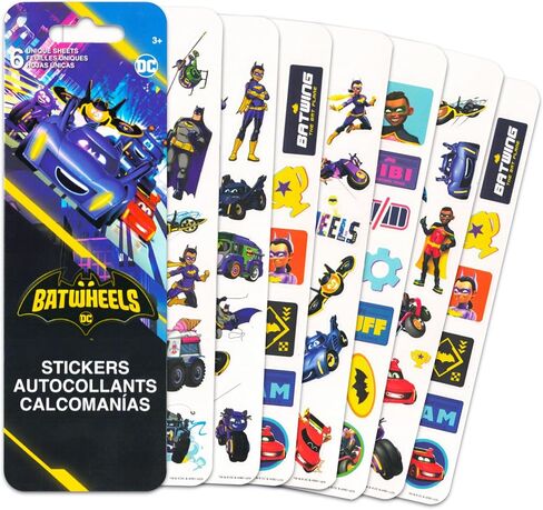 حفلات Batwheels Party Favors for Boys & Girls Bundle ~ 12 ورقة ملصقات Batwheels للأطفال Birthday Party Goodie Bags | ملصقات باتمان للأطفال in Saudi Arabia