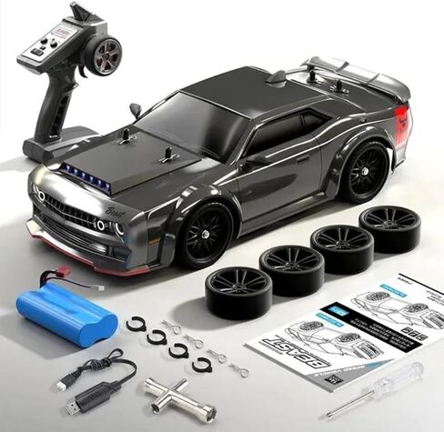 ZLL Beast SG216MAX High Performance 1/16 Scale 4WD RC Drift Car with Brushless Motor, LED Lights, Full Proportional Radio Control, Black in Saudi Arabia