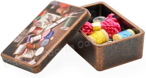 Odoria 1/12 Miniature Sewing Box Dollhouse Decoration Accessories in Saudi Arabia